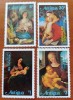 ANTIGUA-1981-''Craciun-SET 4val.Picturi celebre-MNH-Nestampilate -Vezi-Scan, Nestampilat