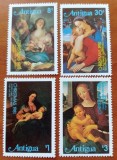 ANTIGUA-1981-''Craciun-SET 4val.Picturi celebre-MNH-Nestampilate -Vezi-Scan