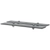Rafturi suspendate, 2 buc., 70 x 10 cm, sticla, 8 mm