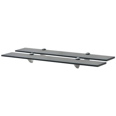 vidaXL Rafturi suspendate, 2 buc., 70 x 10 cm, sticlă, 8 mm 3051506 foto