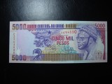 GUINEEA BISSAU 5000 PESOS 1990 UNC