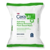 Șervețele Demachiante, CeraVe, Makeup Remover Wipes, &Icirc;ndepărtare Machiaj Și Impurități, Curățare Delicată Ten, 25 buc