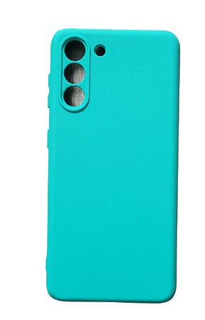 Husa silicon protectie camera pentru Samsung Galaxy S21 Turcoaz