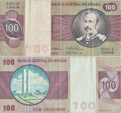 1974 , 100 cruzeiros ( P-195Аa.1 ) - Brazilia foto