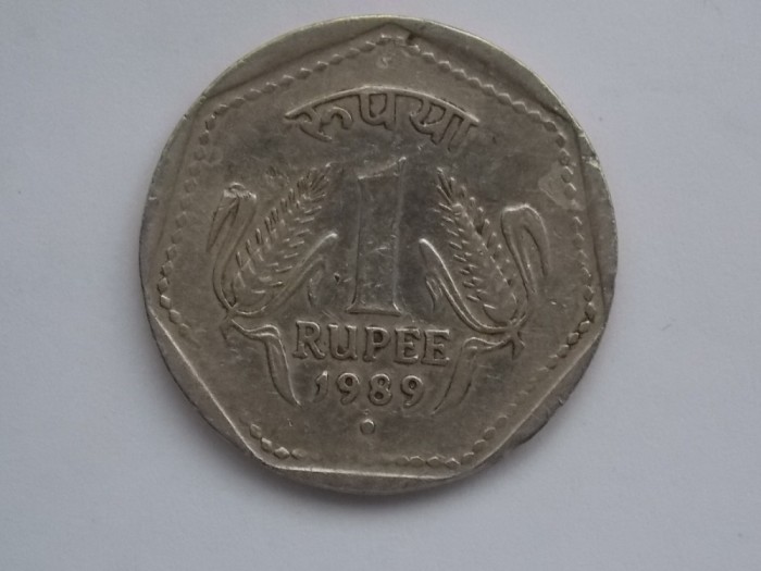 1 RUPEE 1989 INDIA