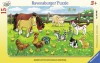 Puzzle tip rama animale pe pajiste 15 piese, Ravensburger