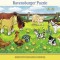 Puzzle tip rama animale pe pajiste 15 piese