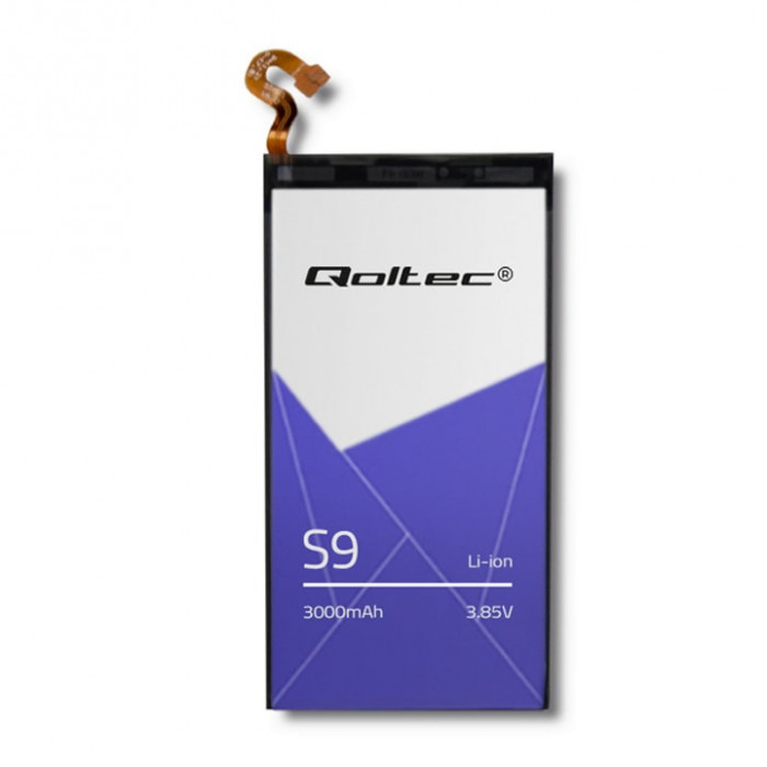 Baterie pentru Samsung S9 Qoltec, 3000 mAh, 3.85 V