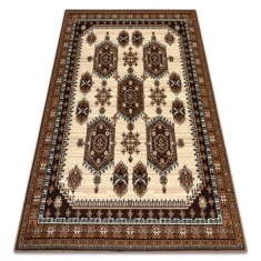 Covor BCF Morad ZEGARY ceasuri, clasic - bej, 60x110 cm