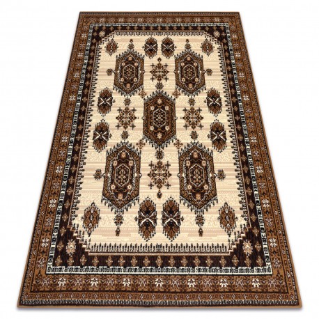 Covor BCF Morad ZEGARY ceasuri, clasic - bej, 240x340 cm