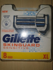 Rezerve Gillette Skinguard Sensitive, set cu 8 buc foto