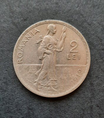 2 Lei &amp;quot;Carol I&amp;quot; 1912, Romania - A 5823 foto