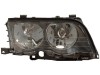 Far Bmw Seria 3 (E46), Sedan/Combi, 06.1998-09.2001, Combi, Sedan, partea Dreapta, tip bec H7+H7+W5W; electric; reflector negru; cu soclu bec; cu mot