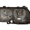 Far Bmw Seria 3 (E46), Sedan/Combi, 06.1998-09.2001, Combi, Sedan, partea Dreapta, tip bec H7+H7+W5W; electric; reflector negru; cu soclu bec; cu mot