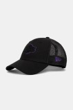 New Era șapcă de baseball din bumbac culoarea negru, 60691124