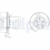 DELPHI BG3826 Disc frana