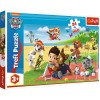 PUZZLE TREFL 24 MAXI PATRULA CATELUSILOR DISCTRACTIA LA PLAJA, TREFL 24M