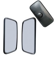 Set 2 Oglinzi exterioare 384 mm x 190 mm pentru camion, autobuz, utilaje de constructii si agricole, excavatoare, rulote si altele.