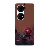 Husa compatibila cu Huawei Nova 9 model Baby Venom vs Baby Spiderman, Silicon, TPU, Viceversa, Transparent, Carcasa