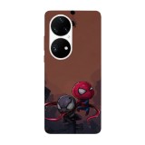 Husa compatibila cu Huawei Mate 40 model Baby Venom vs Baby Spiderman, Silicon, TPU, Viceversa