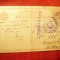 Carte Postala 1916 circulat Fagaras Bucuresti ,2 Cenzuri :liniara si la Brasso