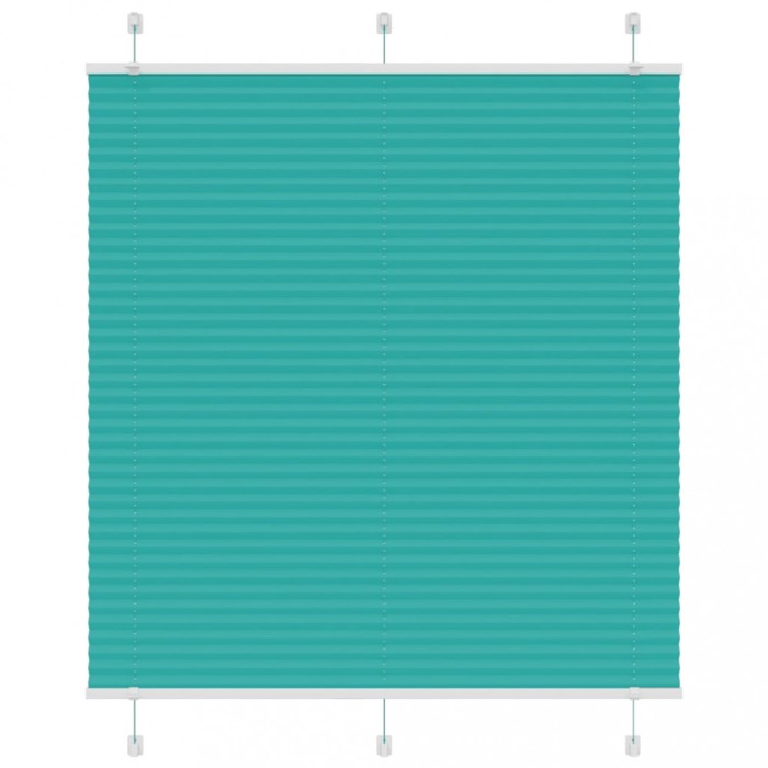 Jaluzea plisată verde petrol 115x100 cm Lățime țesătură 114,4 cm