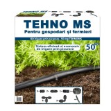 Sistem Irigare prin Picurare 50mp, Kit Complet - Economisire Apa, Ideal Flori &amp; Legume, Montaj Facil