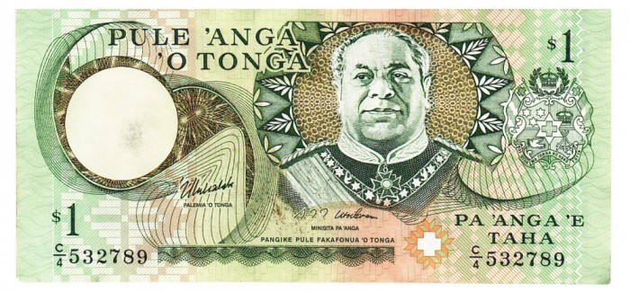 Tonga 1 Pa&#039;anga 1995 P-31d Seria 532789