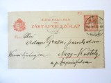 Rara! Scrisoare pe carte postala si hartie scrisa si semnata olograf de primul premier Petru Groza catre tatal sau preotul Adam Groza 1911