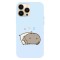 Husa compatibila cu Apple iPhone 14 Plus, Viceversa, model Sleepy Pusheen, Silicon, TPU