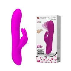 Vibrator rabbit de lux din silicon Pretty Love Dylan Purple 21cm