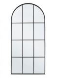 Cumpara ieftin Oglinda perete otel negru Window 80x2.5x170 cm