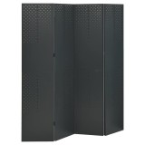 Cumpara ieftin Paravan de camera cu 4 panouri, antracit, 160x180 cm, otel