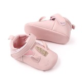 Pantofi roz cu design Unicorn pentru fetite (Marime Disponibila: 9-12 luni