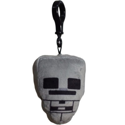 Jucarie de plus Minecraft, gri 8cm foto
