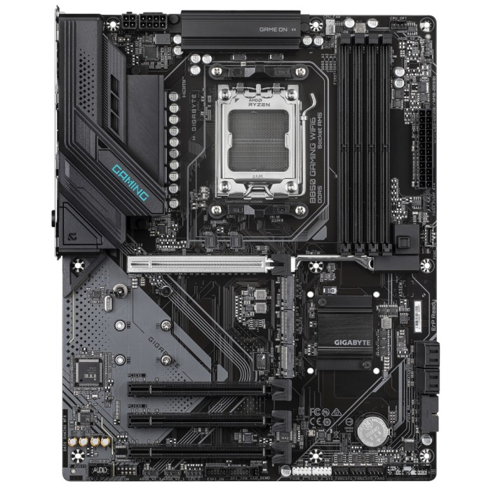 Placa de baza GIGABYTE B850 GAMING WIFI6, AM5, DDR5, Wi-Fi, BT, ATX, Negru &quot;B850 GAMING WF6&quot;