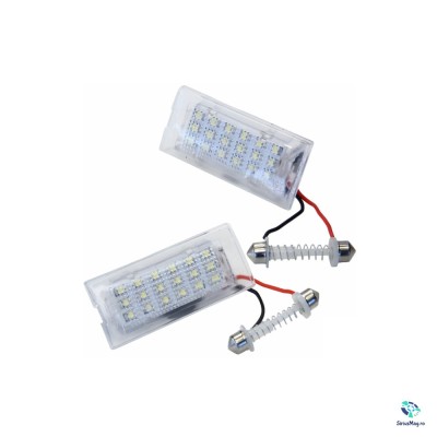 Set 2 Lampi Iluminare numar inmatriculare LED pentru BMW E53E83 foto
