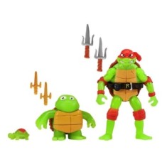 Teenage Mutant Ninja Turtles: Mutant Mayhem Set 3 figurine Raphael Evolution 10 cm