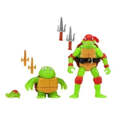Teenage Mutant Ninja Turtles: Mutant Mayhem Set 3 figurine Raphael Evolution 10 cm foto
