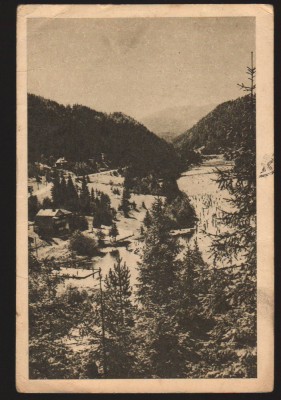CPIB 19785 CARTE POSTALA - VEDERE DIN LACU ROSU, 1958 foto