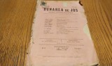 DUNAREA DE JOS Revista Literara-Culturala, Anul I, No. 7, Martie 1909, 32 p.; coperta originala