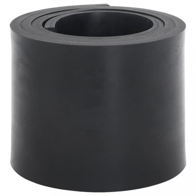 Margine de cauciuc pentru plug de zăpadă negru 200x15x1 cm foto