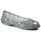Balerini Crocs Kids&#039; Isabella Glitter Flat GS Argintiu - Silver