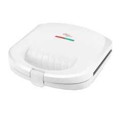 Sandwich maker Gallet Saumur, 800 W, 4 sandwich-uri triunghiulare, maner ergonomic, Alb