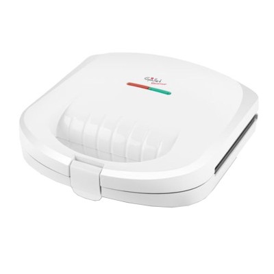 Sandwich maker Gallet Saumur, 800 W, 4 sandwich-uri triunghiulare, maner ergonomic, Alb foto