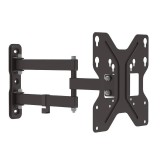 Suport TV reglabil GoGEN M, diagonala 23&quot; la 42&quot; (60-107 cm), 30 Kg, VESA, rotire si inclinare, negru