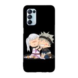 Husa compatibila cu Oppo A54 5G, Viceversa, model Asta x Noelle Chibi Black Clover, Silicon, TPU, Transparent, Carcasa