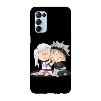 Husa compatibila cu Oppo Find X5, Viceversa, model Asta x Noelle Chibi Black Clover, Silicon, TPU foto