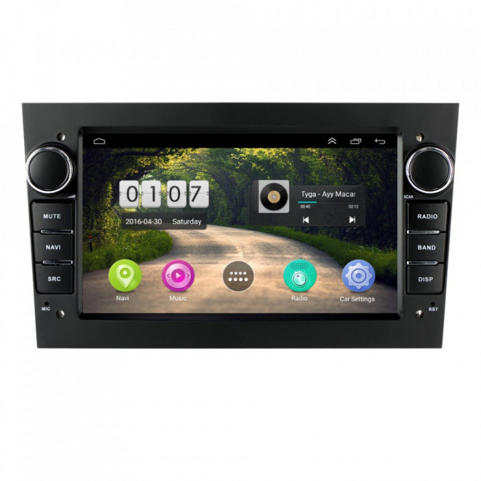 Navigatie dedicata cu Android Opel Zafira B 2005 - 2014, negru, 1GB RAM, Radio