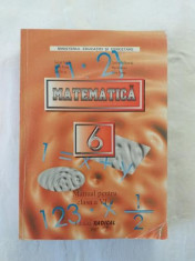 Matematica - Manual pentru clasa a VI-a - Editura Radical 2004 foto